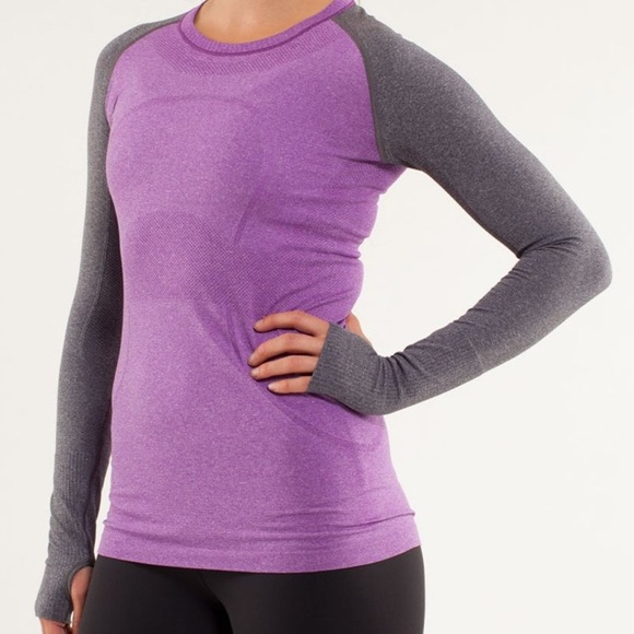 Lululemon Run: Swiftly Tech Long Sleeve Size 8
Tender Violet / Black - Picture 2 of 16